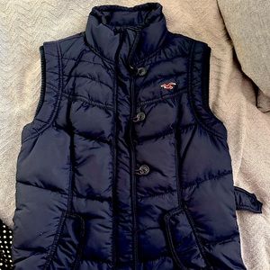 Hollister Navy vest